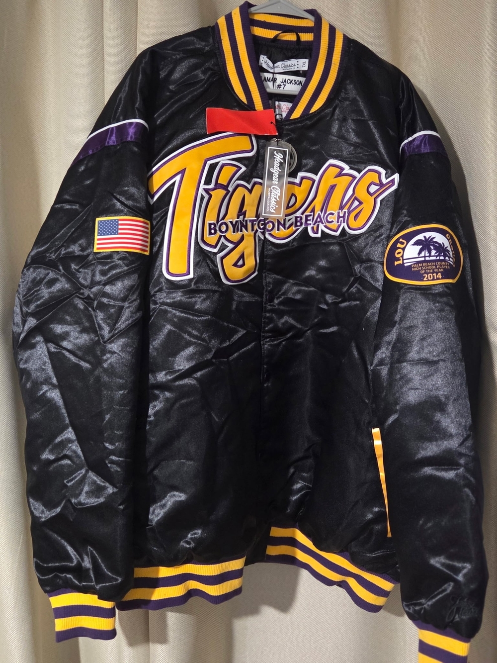 Headgear Classics jacket Men’s 7XL LAMAR JACKSON Highschool Jacket NWT